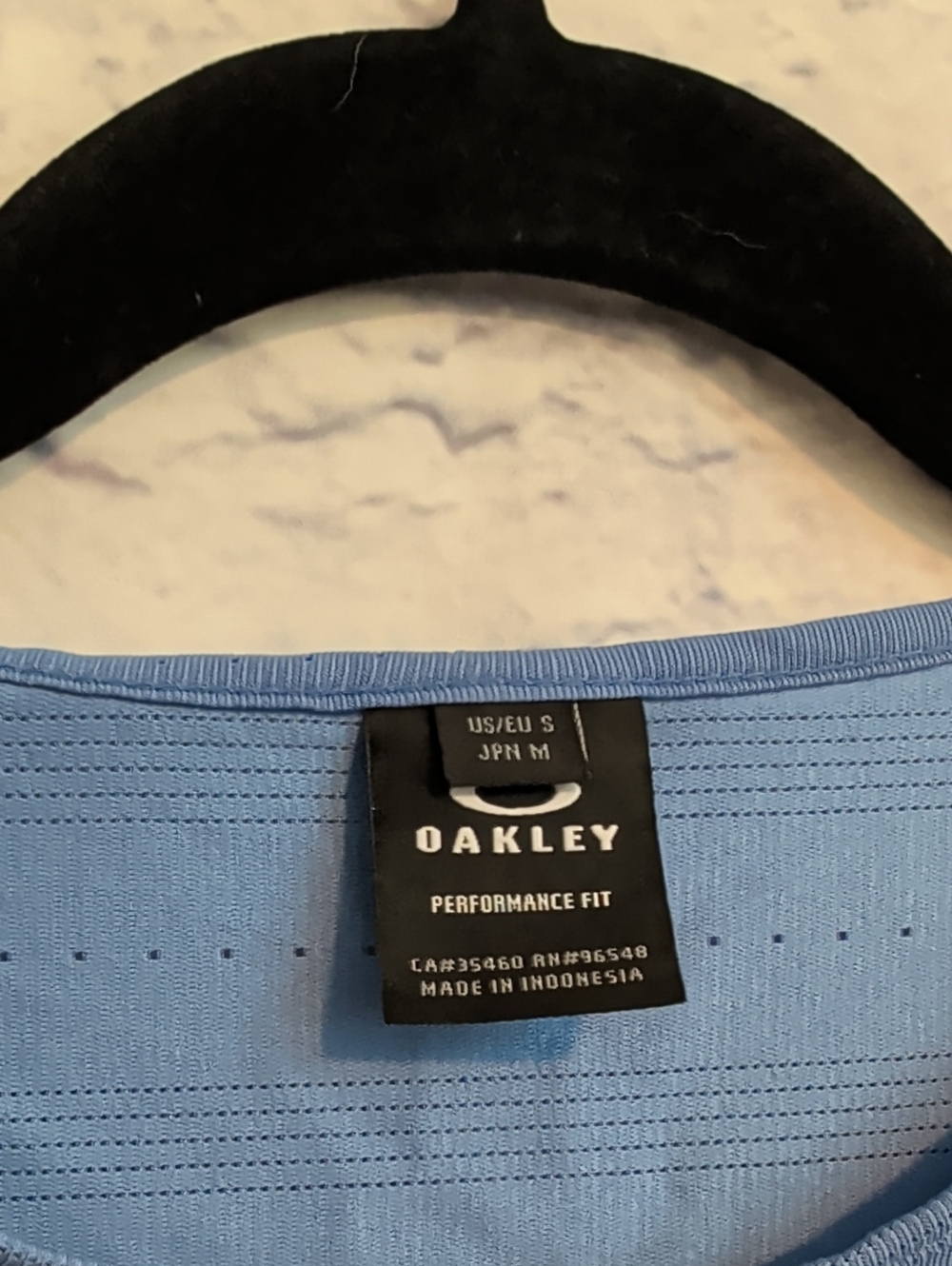 Oakley All In Racerback Blue Performance Tank - Size Small - Picture 5 of 5
